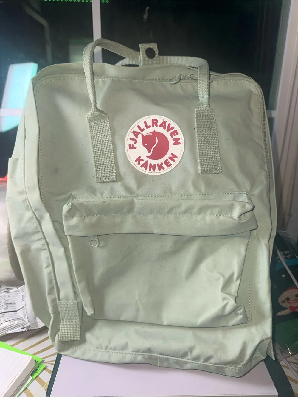 Fjallraven Kånken Backpack in Mint